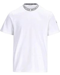 Moncler - T-Shirt Met Korte Mouwen - Lyst