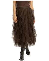 iN FRONT - Midi Skirts - Lyst