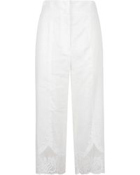 Twinset - Broeken ,Wit ,Twin-Set Broek - Lyst