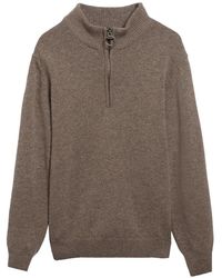 Barbour - Essential Patch Zip Through Truien - Lyst