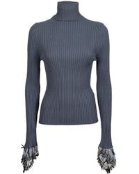 SIMONA CORSELLINI - Maglia A Collo Alto - Lyst