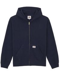 Dickies - Hoodies & Sweatvesten ,Blauw ,Katoen Mineral Fz Hoodie - Lyst