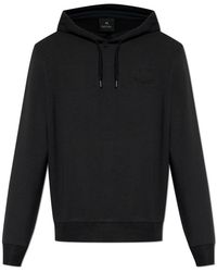 Paul Smith - Hoodies & Sweatvesten ,Zwart ,Katoen Sweatshirt Met Reliëflogo - Lyst
