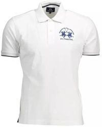 La Martina - Polo shirt mit kontrastdetails - Lyst
