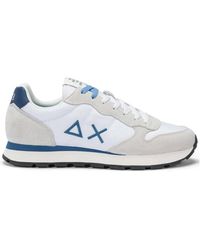 Sun 68 - Minimalistische Stoff-Sneakers - Lyst