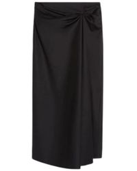 Max Mara - Rokken ,Zwart ,Katoen Paggi Midi Rok - Lyst