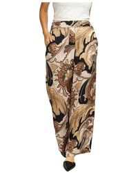 2-Biz - Wide Trousers - Lyst