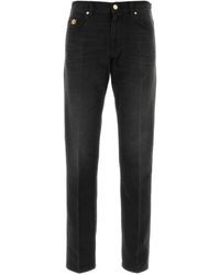 Versace - Schwarze denim jeans - stilvoll und trendig - Lyst