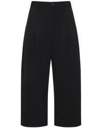 Studio Nicholson - Broeken ,Zwart ,Katoen Sorte Pant - Lyst