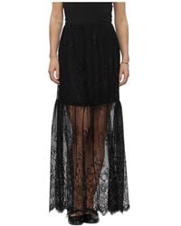 ROUGE EDIT - Rokken ,Zwart ,Rouleya Hw Maxi Rok - Lyst