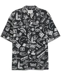 Carhartt - Shirt Mit Grafischem Print Und Camp-Kragen - Lyst