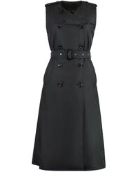 Moorer - Mouwloze Trenchcoat Met Riem - Lyst