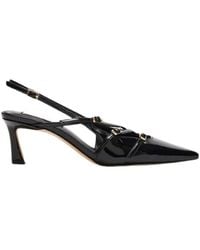 Steve Madden - Schoenen ,Zwart ,Zwarte Puntige Neus Lage Hak Schoen - Lyst