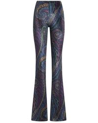 Etro - Wide Trousers - Lyst