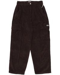 Obey - Ribfluwelen Cargo Broek - Lyst