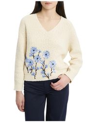 Semicouture - Marcela V-Neck Breiwerk - Lyst