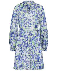 FABIENNE CHAPOT - Kleid Mit Rüschen Und Blumenprint - Lyst