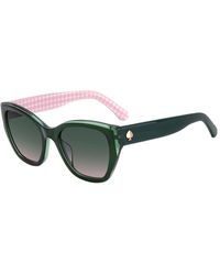 Kate Spade - Yolanda/s sonnenbrille, dunkelgrün/grün verlaufend - Lyst