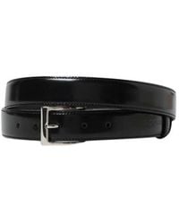 Hogan - Schwarzer lederhammergürtel - Lyst