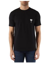RICHMOND - Regular fit logo besticktes t-shirt - Lyst