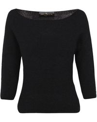 Cortana - Boat-Neck Knit Top - Lyst