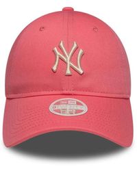 KTZ - Accessoires ,Roze ,Katoen League Essential Midi 9Twenty Cap - Lyst