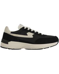 Stepney Workers Club - Suede mix strike modello sneakers - Lyst