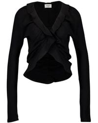 Saint Laurent - Long Sleeve T-Shirts - Lyst