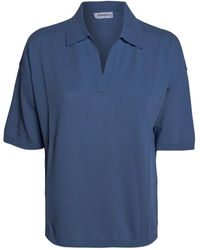 Kangra - Tops ,Blauw ,Katoen Polo Aperta - Lyst