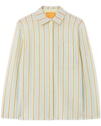 Guest In Residence - Fine Stripe Showtime Shirt - Lyst