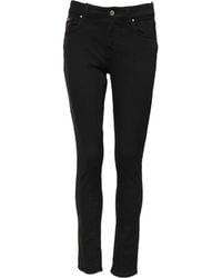 Dolce & Gabbana - Zwarte Skinny Mid Waist Denim Jeans - Lyst