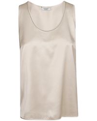 Peserico - Sleeveless Tops - Lyst