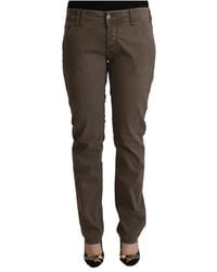 CYCLE - Bruine Low Waist Skinny Denim Jeans - Lyst
