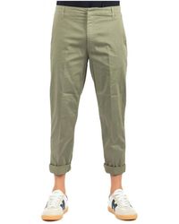 Dondup - Cropped Trousers - Lyst