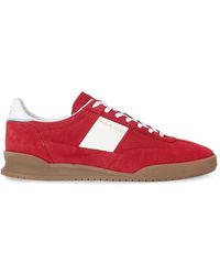 Paul Smith - Rote Wildleder-Schnürschuhe - Lyst