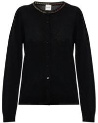 Paul Smith - Truien & Vesten ,Zwart ,Wol Wollen Vest - Lyst