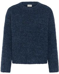 Kaffe - Ronde Hals Gebreid - Lyst