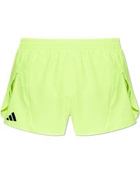 adidas - Fitness ,Groen ,Polyester Adizero Essentials Running Split Shorts - Lyst