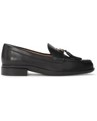 Kazar - Leder-Halbschuhe Auf Einer Flachen Sohle Verziert Mit Haken - Lyst