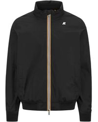 K-Way - Schwarzer stretch-nylon-jersey-tel - Lyst
