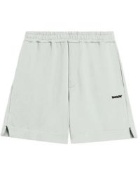 Barrow - Korte Broeken ,Wit ,Katoen Sweatshorts - Lyst