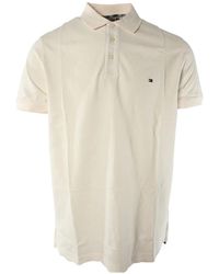 Tommy Hilfiger - Tops ,Wit ,Katoen Polo Shirt - Lyst