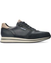 Mephisto - Blaue Lace-Zip Sneaker Mit Soft-Air Zwischensohle - Lyst