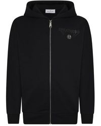 Philipp Plein - Fleece Zip Hoodie Greatness - Lyst