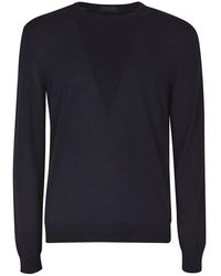 Zanone - Round-Neck Knitwear - Lyst