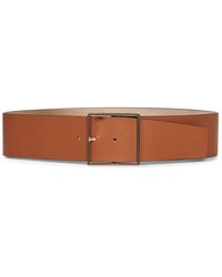 Max Mara - Brede Leren Riem - Lyst