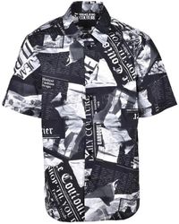 Versace Jeans Couture - Short Sleeve Shirts - Lyst
