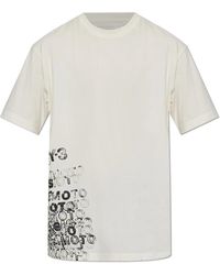 Y-3 - Tops ,Katoen Gfx Short Sleeve Tee - Lyst