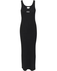Gestuz - Kleedjes ,Zwart ,Zwarte Logo Jurk Met Stijl Drew Gz - Lyst