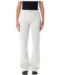 Coperni - Broeken ,Grijs ,Katoen Joggingbroek Met Lage Taille - Lyst